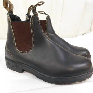 As New Unisex BLUNDSTONE Brown Chelsea Boots - Wms 8/ Men's 6